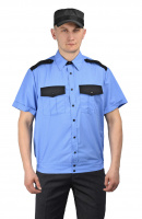 АКЦИЯ!!! Рубашка Охранника  на резинке короткий рукав 